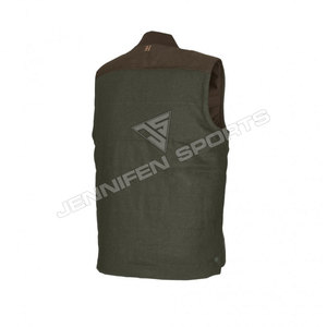 เสื้อกั๊กสำหรับล่าสัตว์ Harkila ผ้าขนสัตว์ 100% กันน้ำ ระบายอากาศได้ดี ไซส์ใหญ่พิเศษ สำหรับใช้งานกลางแจ้ง คอเสื้อแบบคอกลม ขายส่ง MOQ ต่ำ - Product Image 3