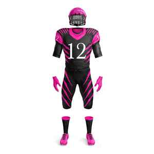 Uniforme de football américain à prix abordable, design personnalisé, dernier modèle, motif lettres, grandes tailles, vente chaude - Product Image 1