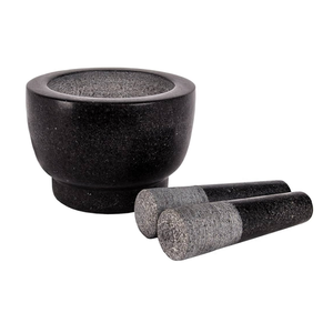 Mortero y Pilón de Mármol Natural Ecológico, Herramienta de Cocina Manual - Product Image 6