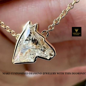 Diamante Cultivado en Laboratorio con Corte Cabeza de Caballo Antiguo Personalizado, Piedra Suelta 3CT 4CT 5CT DEF VVS HPHT CVD, Forma Única Rara, Proveedor Mayorista - Product Image 5