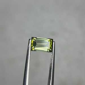 Turmalina Verde Natural, Gema Facetada Suelta para Joyería, Anillo, Colgante, Gema con Corte Cojín, Cristal - Product Image 4