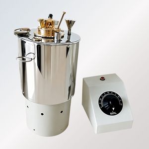 Equipo de Prueba de Destilación Manual por Vapor, Aparato de Destilación Metálico para Laboratorio con Control de Tiempo - Product Image 1