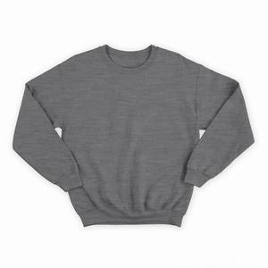 Sweat-shirt à col rond avec logo personnalisé pour hommes Pull en polaire surdimensionné de haute qualité OEM à la mode simple - Product Image 1