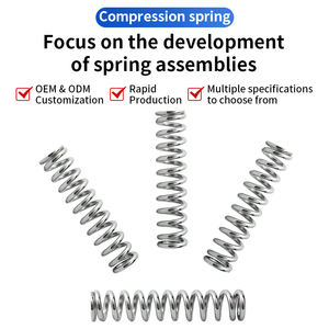 Ressort de compression sur mesure, diamètre de fil de 0,2 mm à 20 mm, pour <span class=keywords><strong>suspension</strong></span> automobile et assemblages de machines industrielles - Product Image 1