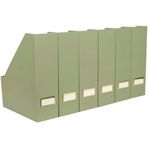 Handcrafted Bamboo Eco-Friendly Vertical Magazine Organizer - Wholesale - Product Image 4