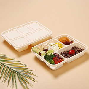 Hot Selling Eco-Friendly Cornstarch Biodegradable Food <b>Containers</b> for <b>Takeaway</b>, Lunch & Food Storage - Product Image 1