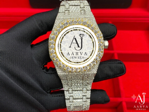 Montre mécanique de luxe en acier inoxydable avec cristal saphir, cadran analogique doré, unisexe, idéale pour cadeau et présentation - Product Image 1