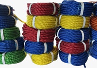 Corde torsadée PE haute résistance Marron Marocain, 3-4 plis, 4mm-24mm, anti-UV, multi-corps, Master HDPE 1, certifiée ISO 9001, marine