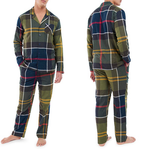 Custom New Arrival <b>Men</b> <b>Pajama</b> <b>Set</b> Garment Dyed Combo Cotton Knitted Sleepwear Comfortable Designer Breathable <b>Pajama</b> <b>Set</b> - Product Image 1