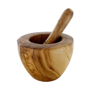 Latest Design Wood Mortar and Pestle Set Premium Hardwood Herb and Spice Grinder <b>Kitchen</b> <b>Accessory</b> for Pesto and Garlic - Product Image 5