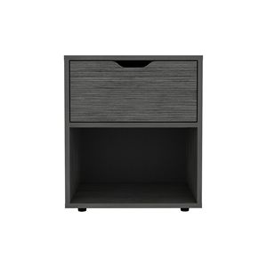 Comodino Aberdeen da 19,7 Pollici con Ripiano Aperto, Elegante Mobiletto per Arredamento Camera da Letto - Product Image 2