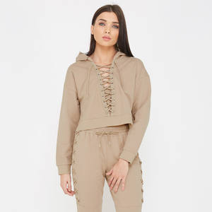 Sudadera Negra de Alta Calidad al por Mayor de 360g para Mujer, Diseño Único, Sudadera Transpirable de Última Tendencia - Product Image 2