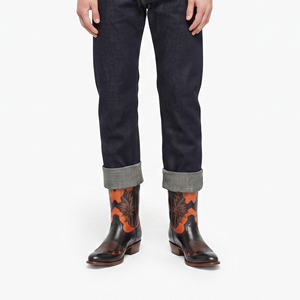 Men <b>High</b> Quality Leather Western Boots Custom Embroidery Men Leather Cowboy Boots Men Genuine Leather <b>Knee</b> <b>High</b> Cowboy Boots - Product Image 6