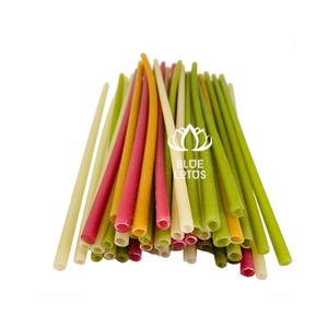 Pajitas de Harina de Arroz Ecológicas, Seguras y Limpias, 2026, Pajitas Comestibles 100% Vegetales, Ideales para Bebidas en Fiestas y Uso Diario - Product Image 1
