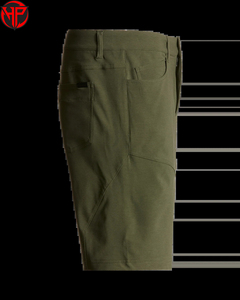 Pantalones Cortos de Golf Oxford para Hombre, Transpirables, de Secado Rápido, Antiarrugas, con Cordón Ajustable, Cintura Media, Casuales, para Caza al Aire Libre - Product Image 5