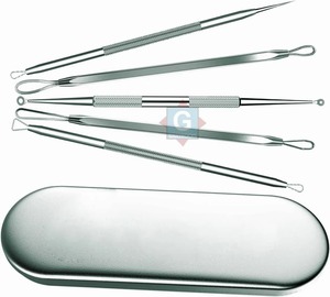 Kit de pinces à épiler pour l'acné en acier inoxydable, outils de beauté à usage domestique, élimination des points noirs, soin du visage - Product Image 4