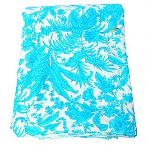 Tissu indien imprimé au bloc, tissé à la main, 100 % coton - Séchage rapide, respirant, écologique, léger pour femmes et filles, idéal pour l'été - Product Image 1