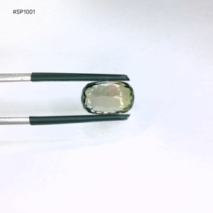 Turmalina marrón natural de corte cojín, grado 3A, con acabado facetado, color cálido y gema suelta, ideal para joyería de colgantes. - Product Image 2