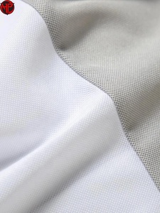 Camiseta Casual de Manga Corta para Hombre, Transpirable, de Poliéster/Algodón, 220g, Tejido de Punto, en Blanco, Negro y Gris - Product Image 5