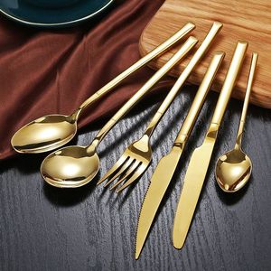 Modern kitchen <b>flatware</b> set stainless steel cutlery designed for comfortable grip durability and stylish dining experience - Product Image 6