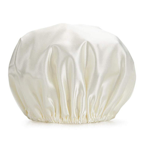 Satin Sleep <b>Bonnet</b> <b>for</b> Women Light Green Adjustable Drawstring <b>Hair</b> Wrap Home Use Casual Style Adult 54-56CM - Product Image 3