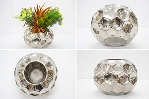 Premium Quality Material Handmade Fancy Look Flower Vase <b>Metal</b> Nickel Plated Low Price Premium Home /Wedding Decoration Vases - Product Image 4