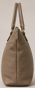 Sac fourre-tout tendance en cuir véritable pour femme Gravs, sac à bandoulière avec poignée supérieure, grande capacité, fermeture éclair amovible, doublure en polyester - Product Image 4