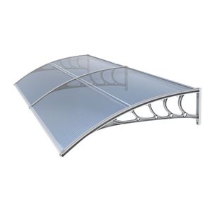 Tenda da Sole Grigia 38x80 Pollici per Finestra, Antivento, per Porta d'Ingresso, Veranda, Patio, Terrazza, Protezione da UV, Pioggia e Neve - Product Image 3