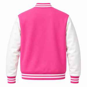CHALASA SPORTS Nouvelle veste bomber décontractée pour homme, tendance hiver, style Letterman, 100% laine, polyester, coton, toile, logo personnalisé, doublure en polaire - Product Image 6