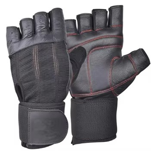 Guantes de gimnasio para fitness, medio dedo, ligeros, transpirables, de nailon, para levantamiento de pesas, ejercicios pliométricos, guantes Geo Brothers - Product Image 3