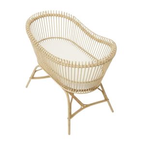 High Quality Baby Wicker Crib and Stand Wholesale Factory Price Hot Sale Cheap Newborn Bed Children Furniture Nursery Room - Product Image 1