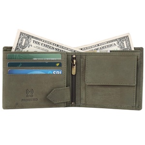 Hot Sale on Genuine Cowhide Leather Men's Purse with Bifold Design, Multiple <b>Card</b> Slots for Business and Travel For Sale - Product Image 2