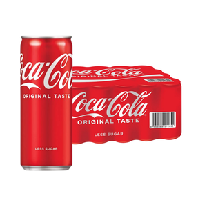 Coca-Cola Original Premium 330ml, boisson gazeuse en canette, certifiée Halal, faible en gras, chocolat, glucose, caféine, cola - Product Image 3