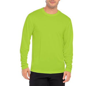 Camiseta Básica Lisa de Manga Larga para Hombre, Personalizable con Estampado, Camisetas Lisas de Manga Larga, Spandex/Poliéster - Product Image 2