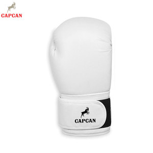 Gants de boxe en cuir durables de haute qualité pour l'entraînement en salle de sport, la pratique du sac de frappe avec fermeture auto-agrippante - Product Image 4