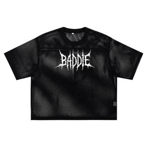 Camiseta de malla estilo clásico urbano para un look informal, urbano, deportivo y holgado, ideal para el uso diario en verano. - Product Image 1