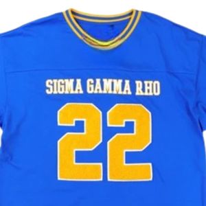 Camiseta de Fútbol Holgada para Mujer, con Estampado Gráfico Personalizado, Cuello Redondo, Manga Corta, Estilo Casual, Deportivo y Universitario - Product Image 3
