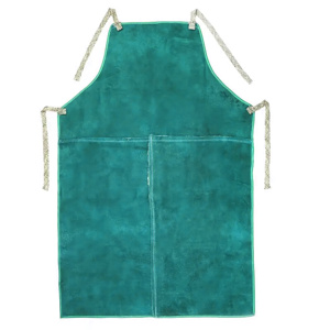 100% Polyester Reflective Safety Workshop <b>Apron</b> Good Quality Heavy-Duty Welding Jacket Genuine <b>Leather</b> Flame Resistant Heat - Product Image 5