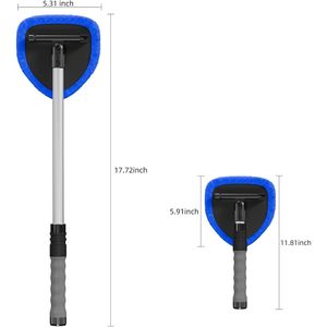 Strumento Estensibile per la Pulizia del Parabrezza Han con 4 Cuscinetti in Microfibra Riutilizzabili e Lavabili, Pulitore per Finestrini Auto - Product Image 3