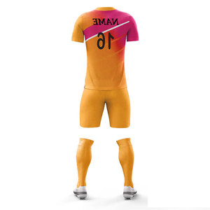 Tenue d'entraînement de football pour adultes, uniforme multicolore, design tendance, maillots de football vierges, kits de maillots. - Product Image 6
