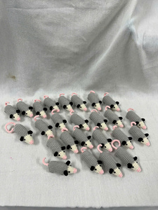 Crochet Plush <b>Toys</b> Keychain Soft Doll Stuffed Wool Knit Key Chain Accessories Custom Bulk Supply - Product Image 5