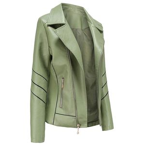 Chaqueta de Invierno 2025 para Mujer, Nueva Moda, Cuero Genuino de Piel de Vaca, Cierre de Cremallera, Tela de Lona, Resistente al Viento, Transpirable, Logotipo Frontal - Product Image 3