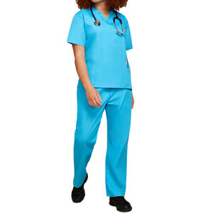 Custom Made Comfortable Medical Scrubs <b>Set</b> For Women 2026 Latest Design Good Quality Custom Logo Hospital <b>Doctor</b> Scrub <b>Sets</b> - Product Image 1