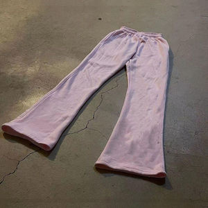 Pantalones Deportivos de Algodón para Mujer, Corte Acampanado, Cintura Media, Tela Elástica, con Encaje, para Invierno, Fitness, Entrenamiento y Deportes - Product Image 6