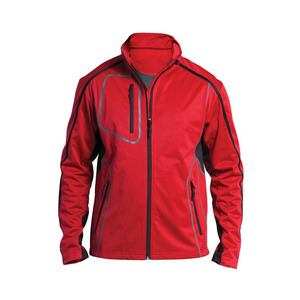 Chaqueta Softshell Roja de Fábrica OEM, Estilo Moderno, Chaqueta para Hombre, Resistente al Viento, Transpirable, para Trabajo al Aire Libre - Product Image 4
