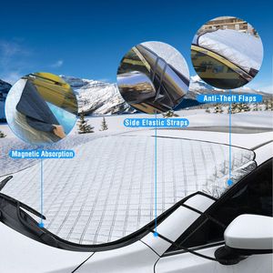 Copertura Magnetica per Parabrezza Auto 57.87x44.5 Pollici, Protezione Antivento per Veicoli - Product Image 3