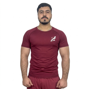 เสื้อแรชการ์ดผู้ชายสั่งทำขายส่ง UPF50 ผลิตจากผ้าสแปนเด็กซ์โพลีเอสเตอร์ ออกแบบเองได้ ราคาถูก - Product Image 1