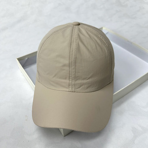 Black 6-Panel Baseball Cap Solid Color 100% Polyester Unisex Fitted Casual Breathable <b>Waterproof</b> Outdoor <b>Hat</b> for Adults Four - Product Image 2