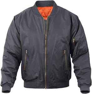 Veste bomber unie de haute qualité, personnalisable, en polyester coupe-vent, veste d'hiver tendance - Product Image 1