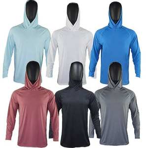 Nuevas sudaderas con capucha y camisetas de pesca ligeras, personalizadas, de tela especial para exteriores, con protección UPF, transpirables e impermeables. - Product Image 1